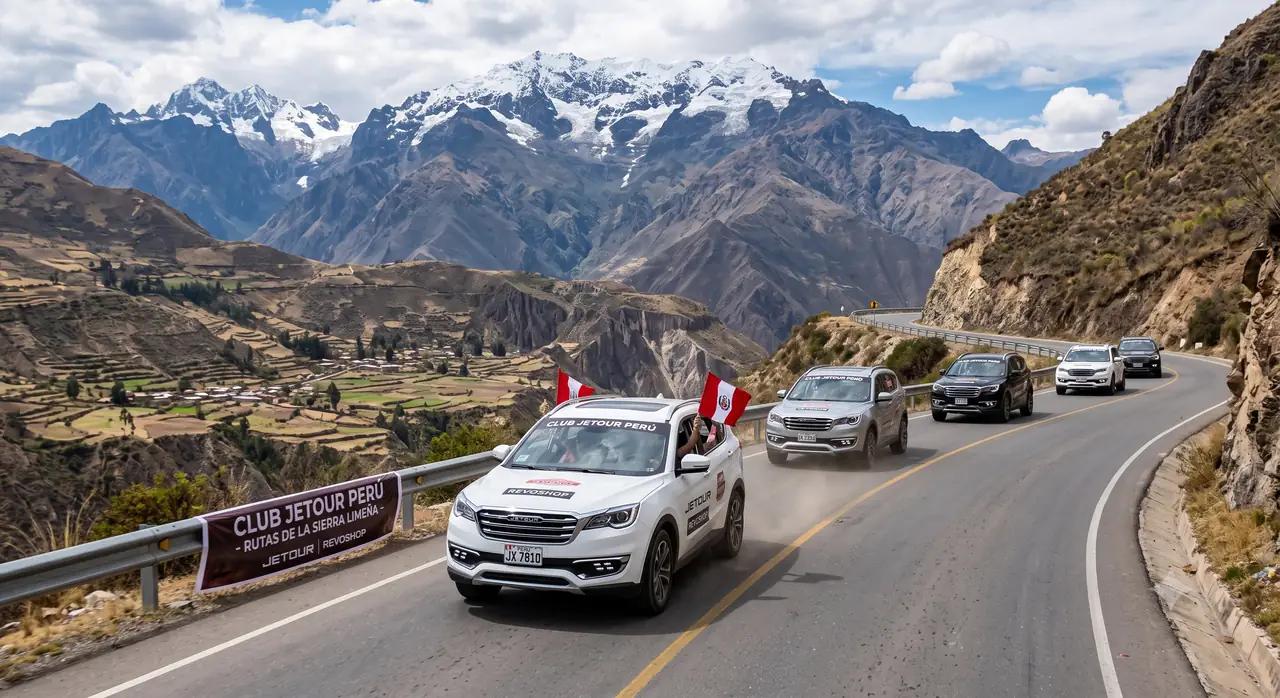 Aventura sobre ruedas: Jetour Perú y Revoshop conquistan la sierra de Lima en una nueva ruta de confraternidad